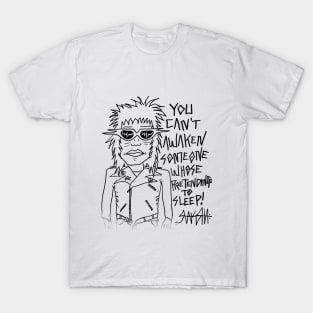 You Can't Awaken Someone Whose Pretending to Sleep T-Shirt